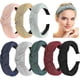 thumbnail image 1 of 8 Pieces Knot Headbands for Women Girls, Knotted Headband Non Slip Fabric Headbands Knotted Wide Turban Hair Band Elastic Hair Accessories, 1 of 4