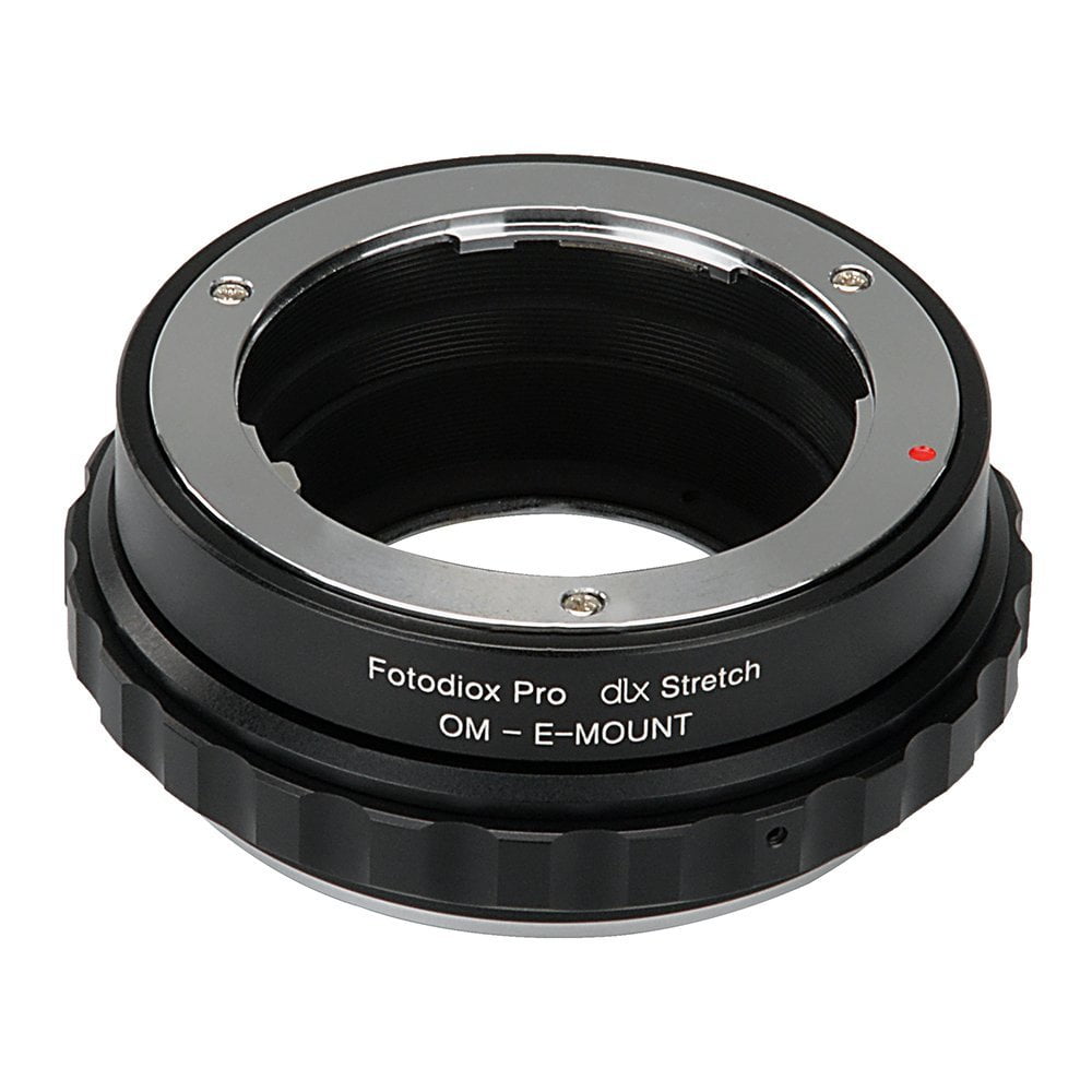 Fotodiox DLX Stretch Lens Mount Adapter Olympus Zuiko (OM) 35mm SLR Lens to Sony Alpha EMount