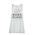 thumbnail image 1 of Nana Claus Women's Fashion Sleeveless Flowy Racerback Workout Yoga Tank Top Sport Grey 2X-Large, 1 of 3