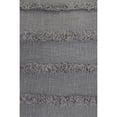 thumbnail image 6 of Laddha Home Designs Loomed Over Tufted Striped Cotton Throw Pillow Cover - 20" - Gray, 6 of 7