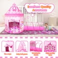 thumbnail image 5 of Wilwolfer Kids Tunnel Tent for Girls with Baby Ball Pit for Toddlers Indoor Outdoor Polyester Toys(Pink), 5 of 8
