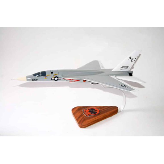 RVAH-13 Bats RA-5C (149291 USS America) Vigilante Model, 1/50th (18") Scale, Mahogany, Navy