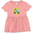thumbnail image 3 of Inktastic Tow Truck Lover Girls Baby Dress, 3 of 5