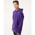 thumbnail image 2 of Independent Trading SS4500 Midweight Hooded Pullover Sweatshirt-Purple-LG, 2 of 5