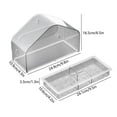 thumbnail image 2 of XGFHYJEH Window Bird Feeder, Window Bird Feeders with Strong Suction Cups, Bird Feeder Window For Outside, Clear Glass Bird Feeder For Viewing Birds, 2 of 5