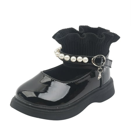 

WZHKSN Baby Boys Girls Toddler Black For Unisex Newborn Shoes 29