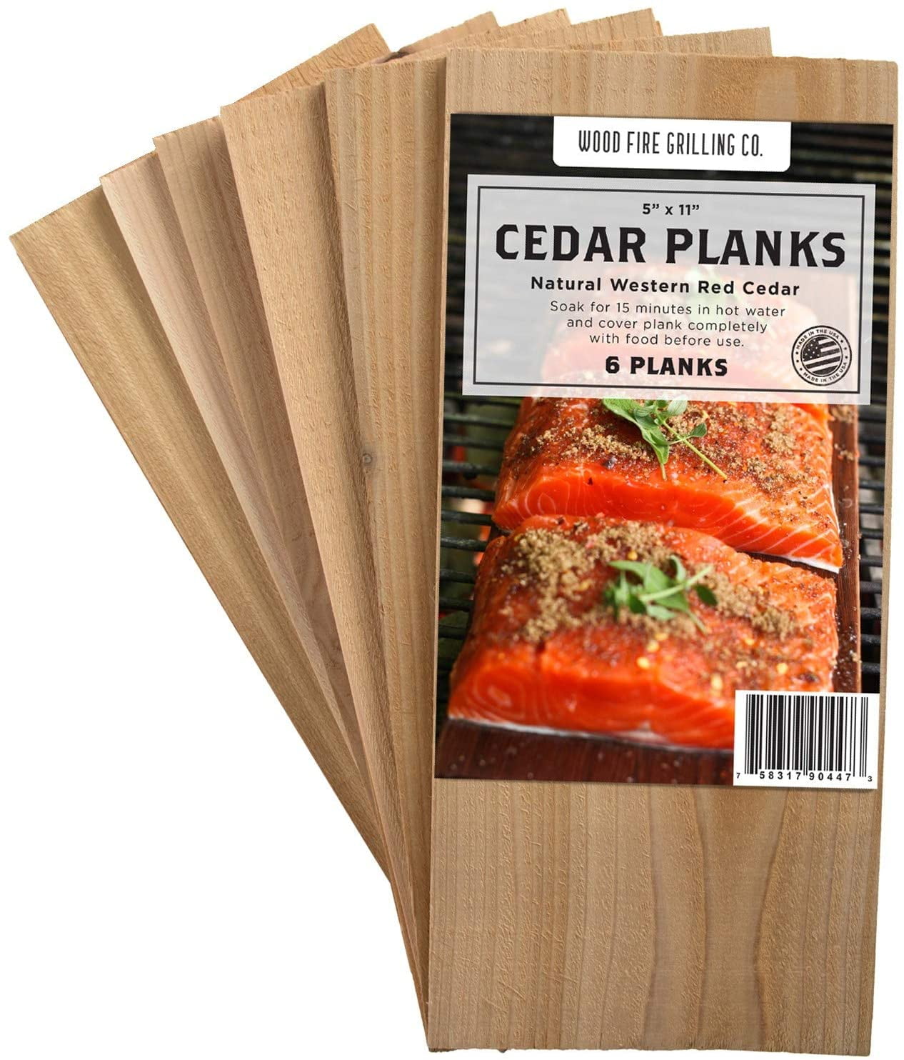 Fire and Flavor Cedar Grilling Grilling Papers 8 per pkg with strings included. 