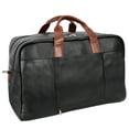 thumbnail image 4 of WELLINGTON | 21” Leather Carry-All Two-Tone Laptop Duffel, 4 of 8
