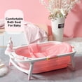 thumbnail image 3 of Asiento de bañera de bebé, asiento de baño para niños pequeños, alfombrilla de apoyo, bañera de ducha de bebé antideslizante ajustable, malla para sentarse para recién nacido Fason LN-1590, 3 of 5