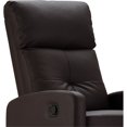 thumbnail image 4 of ClickDecor Henderson Leather Recliner Chair Dark Brown, 4 of 13