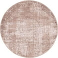 thumbnail image 2 of Unique Loom Leila Collection Area Rug (3' 3" Round Beige/Ivory), 2 of 9