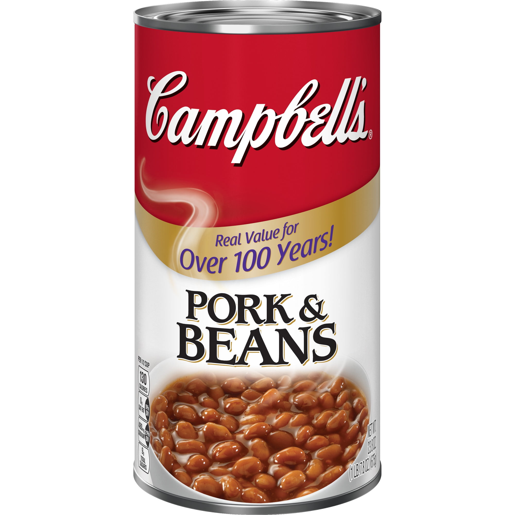 Campbell's Canned Beans, Pork and Beans, 23.8 oz. Can