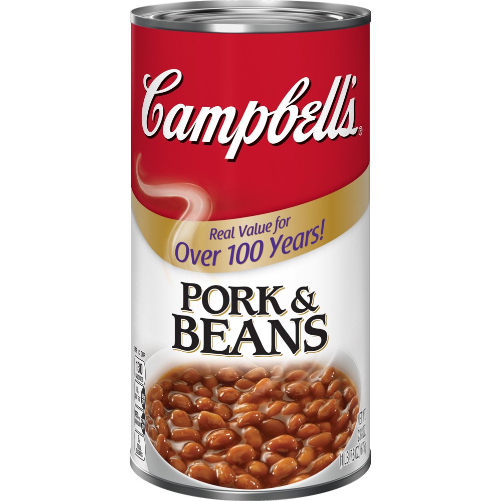 Campbell's Canned Beans, Pork and Beans, 23.8 oz. Can
