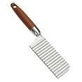 thumbnail image 6 of Crinkle Cutter Knife, Potatoes Crinkle Fry Cut and Vegetable Cutter for Veggies, Stainless Steel Carrot Slicer, 6 of 6