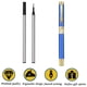 thumbnail image 2 of Bolígrafo VentDepot diseño de dragon BlueGoldB 1Pza 0.5mm Punta Azul/Oro 1 Tinta Negra, 2 of 3