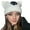White, variant on Women Fashion Beanie Cute Cat Ears/Rabbit Ears Knitted Hat Hand Crochet Cap Autumn Winter Warm Beanie