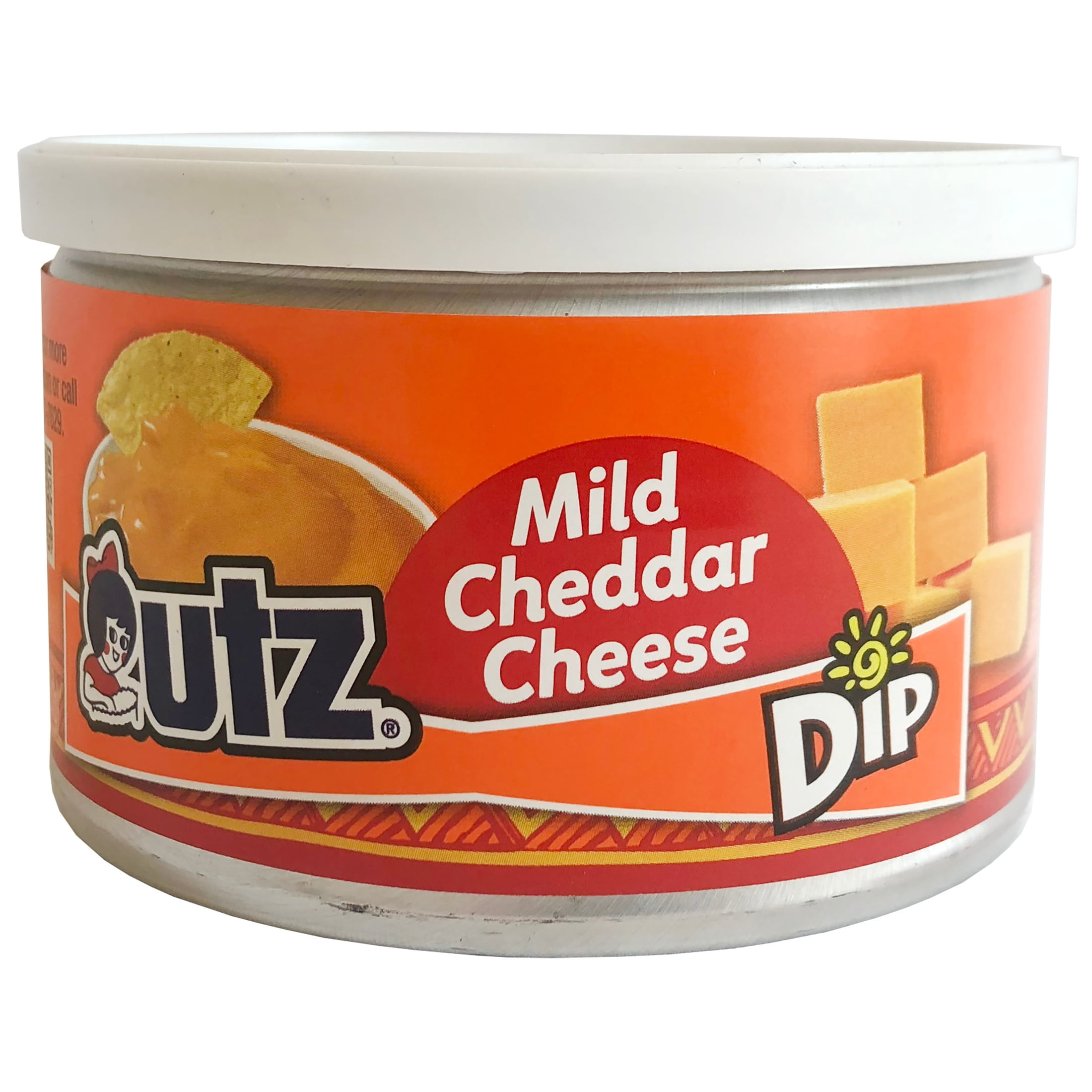 (3 pack) Utz Mild Cheddar Cheese Dip, 9 oz Canister