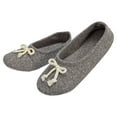 Women's Ballerina House Slippers, AntiSkid Comfy Warm Ballet Style