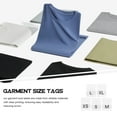 thumbnail image 3 of OFFIGAM 500Pcs White Garment Size Labels for Clothing Shoes and Bags with Easy Application, 3 of 7
