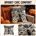 thumbnail image 3 of Halloween Throw Pillow Covers 18x18 Inch, Printed Decorative Square Pillowcases, Farmhouse Holiday Cushion Covers for Couch Sofa Living Room Bedroom Outdoor Home Decor, 3 of 7