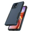 thumbnail image 6 of For Motorola Edge+/Edge Plus 2023 Case ,Sturdy Phone Case for Motorola Edge Plus 6.67", Tekcoo Shockproof Protection Heavy Duty Armor Hard Plastic & Rubber Rugged Bumper 2-in-1 Case Cover -Dark Blue, 6 of 8