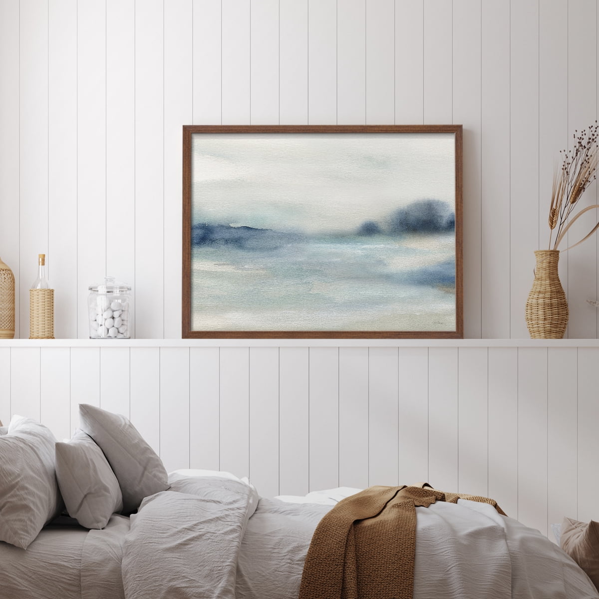 Simply Soft Morning by Carol Robinson - Restickable Framed Giclée Print