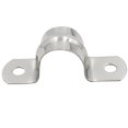 thumbnail image 1 of 0.2 Inch Rigid Hose Clamp x 160 Pieces Stainless Steel Tension Fastener Rigid Wire Mesh Clips for Pipe Fastening, 1 of 4