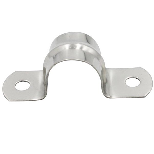 0.2 Inch Rigid Hose Clamp x 160 Pieces Stainless Steel Tension Fastener Rigid Wire Mesh Clips for Pipe Fastening