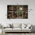 thumbnail image 2 of 8 Pack Art Acoustic Panels Fantasy Forest Aesthetic Witchy Fairy Mushroom Moon Vintage Library Self Adhesive Sound Absorbing Panels for Home Office Studio Media Room 48"x32", 2 of 7