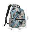 thumbnail image 2 of Disketp Butterflys Backpack - Comfortable Daypack with The right laptop for you Spacious Main Compartment & other poket - {designName} print, 2 of 6