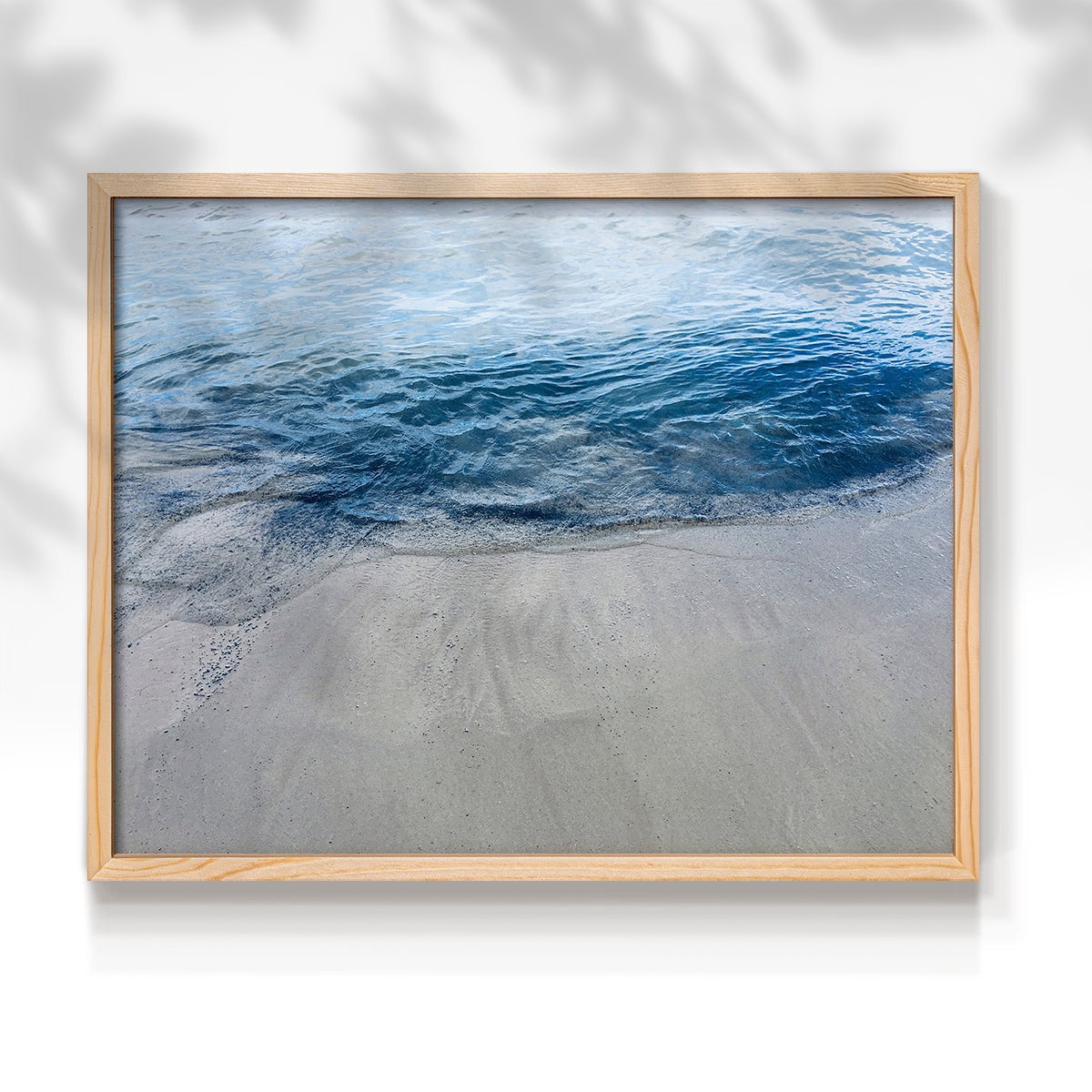 Aegean Blue Water by Nan - Restickable Framed Giclée Print