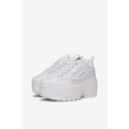 thumbnail image 4 of FILA Disruptor 2 Wedge Sneakers Womens Glitter White 5XM02318-100 Synthetic, 4 of 4