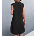 thumbnail image 1 of Vestido Sin Mangas Elegante Lavable Transpirable Cuello En V Sin Mangas Suave Para Fiesta En La Playa ANGGREK Ropa, 1 of 5