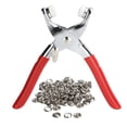 thumbnail image 3 of Pliers Press Kit Stainless Steel Prong Button Snap Fasteners Set Craft Sewing Hand Tool, 3 of 8