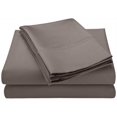 thumbnail image 1 of Coton Riche en 600 Fils, Ensemble de Feuilles Solides Grand-Gris, 1 of 5