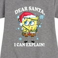 thumbnail image 3 of SpongeBob SquarePants - Dear Santa - Toddler And Youth Girls Fleece Dress, 3 of 6