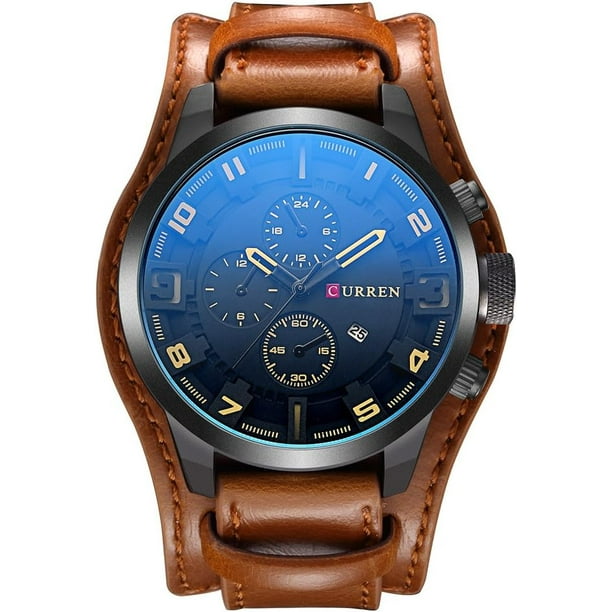Reloj Curren KREA961111 marrón Hombre Cuarzo Bodega Aurrera en línea