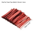 thumbnail image 2 of Cierres de Foil Uxcell 4.72" Plástico para Pan Dulce Rojo 750Pcs, 2 of 5