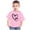 Pink, variant on 3-10Y Toddler Boys Girls Valentine's Day Cotton T-shirt Kids Fashion Cute Round Neck Print Tee Short Sleeve Tops Baby Clothes Pink
