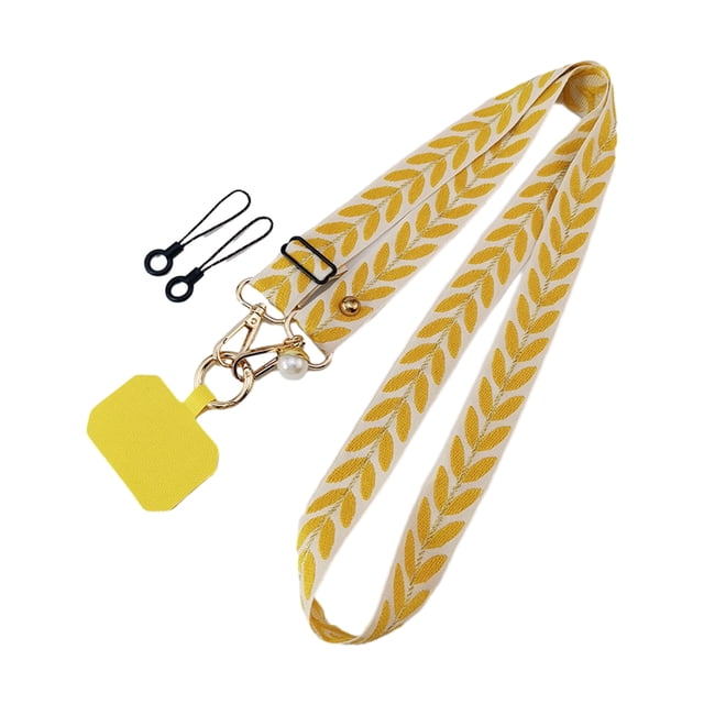 Bearachild Cordón duradero con costuras finas y cordón para teléfono móvil artesanal exquisito resistente a desgarros Videojuegos y accesorios amarillo