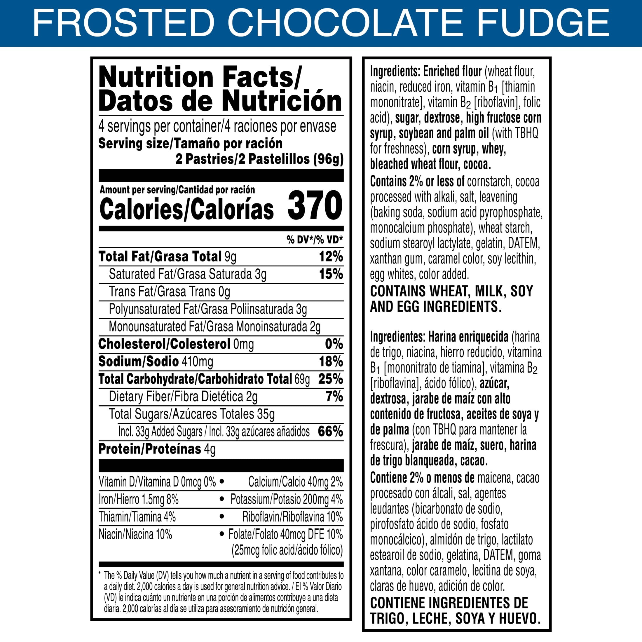 (6 pack) Pop-Tarts Frosted Chocolate Fudge Toaster Pastries, Breakfast Foods, Shelf-Stable, 13.5 oz (8 Count)