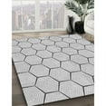 thumbnail image 3 of Ahgly Company Machine Washable Indoor Rectangle Transitional Platinum Gray Area Rugs, 2' x 5', 3 of 7