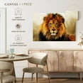 thumbnail image 5 of Elephant Stock Blue Eyed Lion Wall Art - Horizontal Canvas Wall Art - Living Room Wall Decor - Animal Canvas - Orange And Brown Decor - 12" x 8", 5 of 8