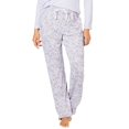 thumbnail image 1 of Charter Club Printed Soft Knit Pajama Pants (Purple, S), 1 of 1