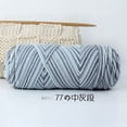 thumbnail image 1 of Granjero Gordo Hilo de lana teñido a mano para tejer y hacer crochet, 200 g de hilo de lana suave y duradero, gris multi claro, 1 of 4