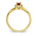 thumbnail image 2 of Primal Gold 14 Karat Yellow Gold Diamond and Ruby Ring, 2 of 6