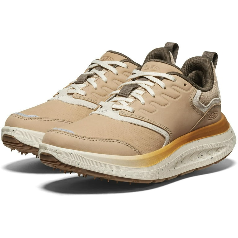 KEEN Women's WK400 Performance Breathable Walking Shoes, Safari