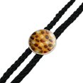 thumbnail image 2 of Gourmet Chocolate Candy Sweets Pattern Western Southwest Cowboy Necktie Bow Bolo Tie, 2 of 3