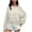 Beige, variant on WREESH Fashion Pullover Women's Casual Long Sleeve Round Neck Solid Ladies Sweatshirt Tops Blouse Sweater Pink