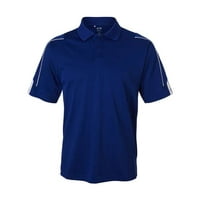 Adidas Men's ClimaLite 3 Stripes Cuff Polo Shirt